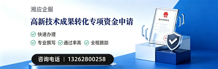 益阳高新技术成果转化专项资金申报服务