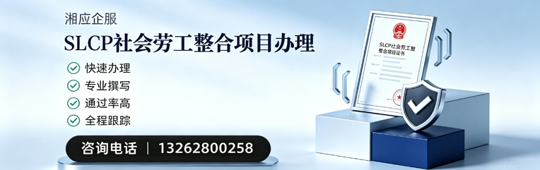益阳SLCP社会劳工整合项目申报服务