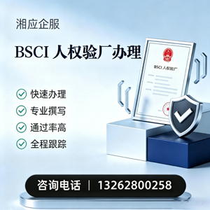 益阳BSCI人权验厂申请服务